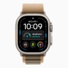 Apple Watch Ultra 4 (2026), 49 мм, природный титан, "альпийская петля" песочного цвета