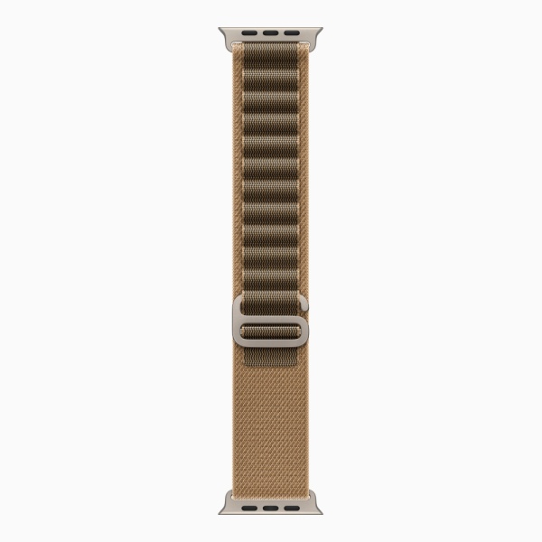 Apple Watch Ultra 4 (2026), 49 мм, природный титан, "альпийская петля" песочного цвета