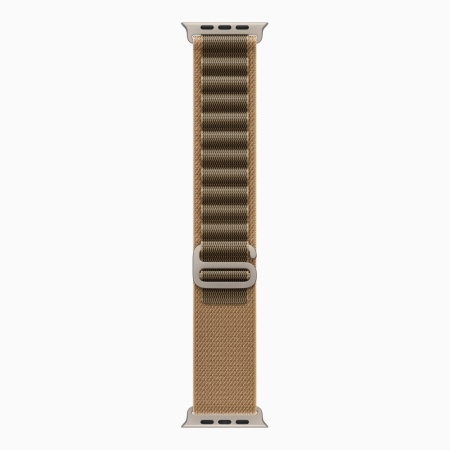 Apple Watch Ultra 4 (2026), 49 мм, природный титан, "альпийская петля" песочного цвета