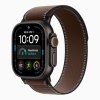 Apple Watch Ultra 4 (2026), 49 мм, черный титан, "походная петля" цвета "Темная умбра"