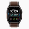 Apple Watch Ultra 4 (2026), 49 мм, черный титан, "походная петля" цвета "Темная умбра"