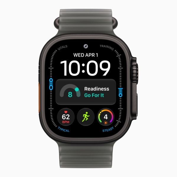 Apple Watch Ultra 4 (2026), 49 мм, черный титан, "океаническая петля" черного цвета