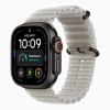 Apple Watch Ultra 4 (2026), 49 мм, черный титан, "океаническая петля" серого цвета