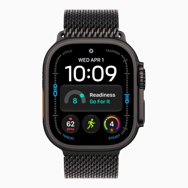 Apple Watch Ultra 4 (2026), 49 мм, черный титан, "миланская петля"