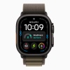 Apple Watch Ultra 4 (2026), 49 мм, черный титан, "альпийская петля" темно-оливкового цвета