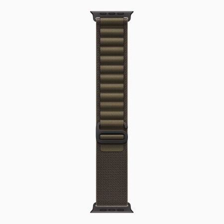 Apple Watch Ultra 4 (2026), 49 мм, черный титан, "альпийская петля" темно-оливкового цвета