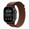 Apple Watch Ultra 4 (2026), 49 мм, черный титан, "альпийская петля" темно-бордового цвета