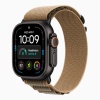 Apple Watch Ultra 4 (2026), 49 мм, черный титан, "альпийская петля" песочного цвета