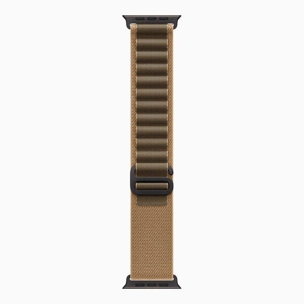 Apple Watch Ultra 4 (2026), 49 мм, черный титан, "альпийская петля" песочного цвета