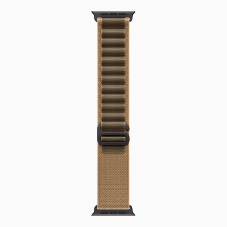 Apple Watch Ultra 4 (2026), 49 мм, черный титан, "альпийская петля" песочного цвета