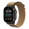 Apple Watch Ultra 4 (2026), 49 мм, черный титан, "альпийская петля" песочного цвета