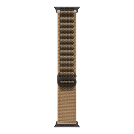 Apple Watch Ultra 4 (2026), 49 мм, черный титан, "альпийская петля" песочного цвета