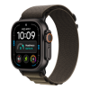 Apple Watch Ultra 4 (2026), 49 мм, черный титан, "альпийская петля" темно-оливкового цвета
