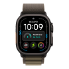 Apple Watch Ultra 4 (2026), 49 мм, черный титан, "альпийская петля" темно-оливкового цвета