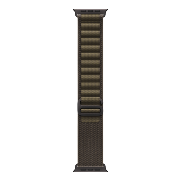 Apple Watch Ultra 4 (2026), 49 мм, черный титан, "альпийская петля" темно-оливкового цвета