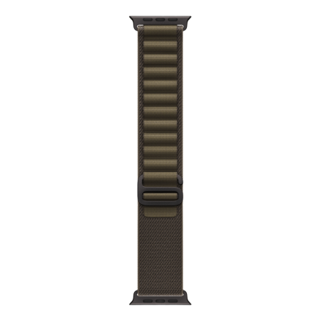 Apple Watch Ultra 4 (2026), 49 мм, черный титан, "альпийская петля" темно-оливкового цвета