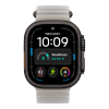 Apple Watch Ultra 4 (2026), 49 мм, черный титан, "океаническая петля" серого цвета