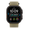 Apple Watch Ultra 4 (2026), 49 мм, черный титан, "океаническая петля" цвета "Ламинария"