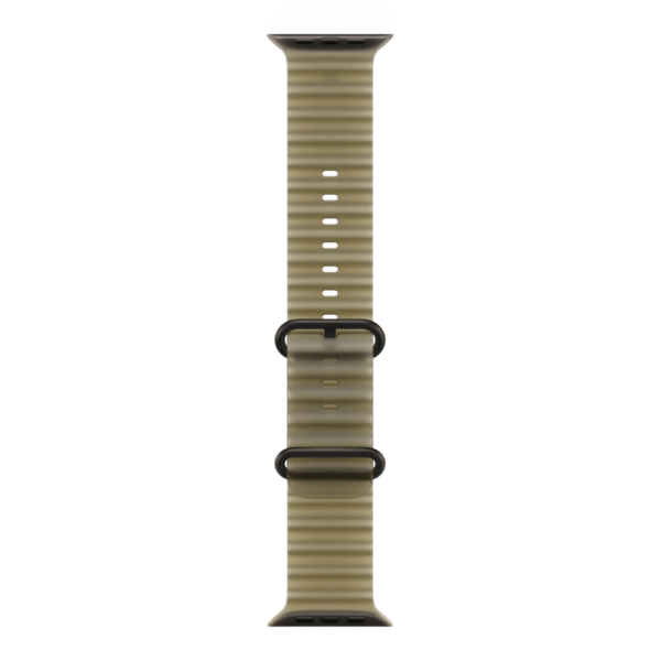 Apple Watch Ultra 4 (2026), 49 мм, черный титан, "океаническая петля" цвета "Ламинария"