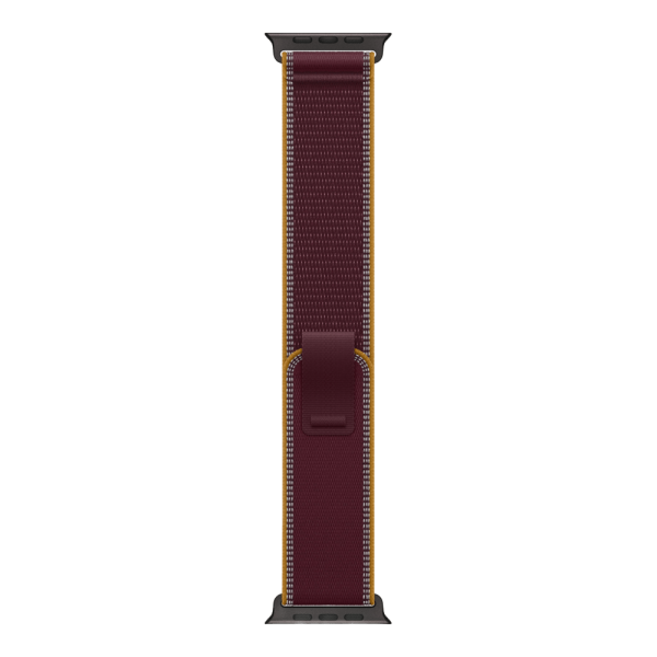 Apple Watch Ultra 4 (2026), 49 мм, черный титан, "походная петля" темно-бордового цвета