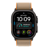 Apple Watch Ultra 4 (2026), 49 мм, черный титан, "походная петля" песочного цвета
