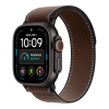 Apple Watch Ultra 4 (2026), 49 мм, черный титан, "походная петля" цвета "Темная умбра"