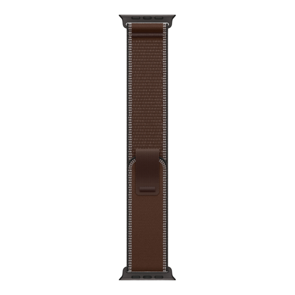Apple Watch Ultra 4 (2026), 49 мм, черный титан, "походная петля" цвета "Темная умбра"