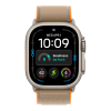 Apple Watch Ultra 4 (2026), 49 мм, природный титан, "походная петля" песочного цвета