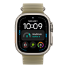 Apple Watch Ultra 4 (2026), 49 мм, природный титан, "океаническая петля" цвета "Ламинария"