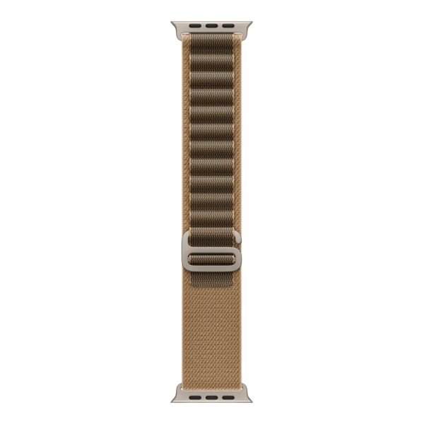 Apple Watch Ultra 4 (2026), 49 мм, природный титан, "альпийская петля" песочного цвета