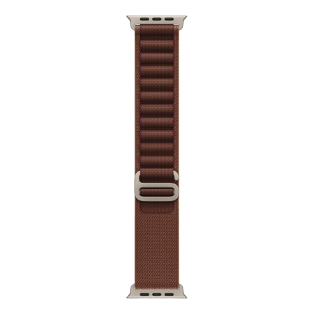 Apple Watch Ultra 4 (2026), 49 мм, природный титан, "альпийская петля" темно-бордового цвета