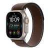 Apple Watch Ultra 4 (2026), 49 мм, природный титан, "походная петля" цвета "Темная умбра"