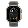 Apple Watch Ultra 4 (2026), 49 мм, природный титан, "океаническая петля" черного цвета