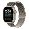 Apple Watch Ultra 4 (2026), 49 мм, природный титан, "миланская петля"