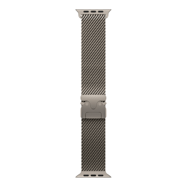 Apple Watch Ultra 4 (2026), 49 мм, природный титан, "миланская петля"