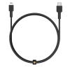Кабель Aukey Braided Nylon MFi USB-C — Lightning 2м. Цвет: черный