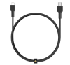 Кабель Aukey Braided Nylon MFi USB-C — Lightning 1.2м. Цвет: черный
