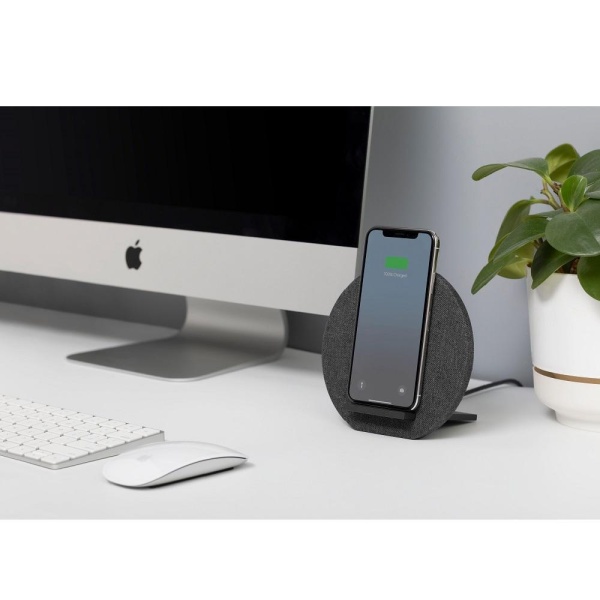 Док-станция Native Union Wireless для iPhone, 10W, подставка под телефон. Цвет: серый