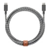 Кабель Native Union Lightning — USB-C, 3м. Цвет: зебра