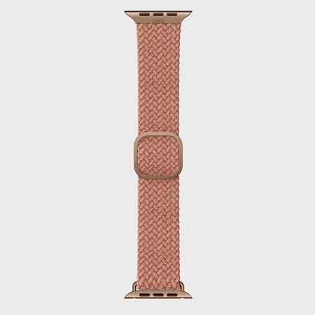 Ремешок нейлоновый Uniq Aspen для Apple Watch 42мм/44мм. Цвет: розовый