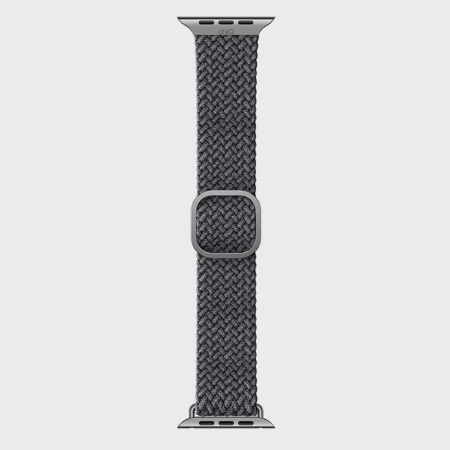 Ремешок нейлоновый Uniq Aspen для Apple Watch 38мм/40мм. Цвет: серый