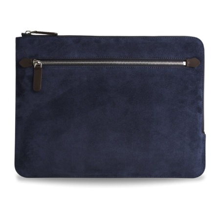 Папка Bustha Zip Folio Suede/Leather для MacBook Air/Pro 13". Цвет: синий