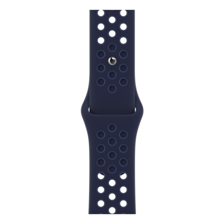 Спортивный ремешок Nike для Apple Watch 45мм. Цвет: "Ночной ультрамарин/мистический ультрамарин"
