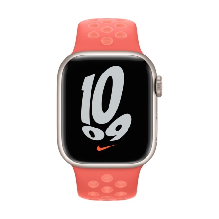 Спортивный ремешок Nike для Apple Watch 41мм, размер R. Цвет: "Волшебная искра/нежная заря"