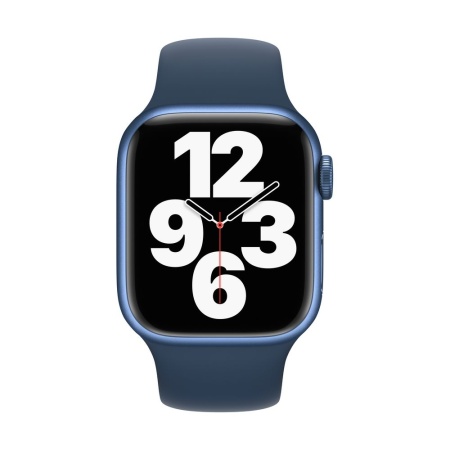 Спортивный ремешок Apple для Apple Watch 41мм, размер R. Цвет: "Синий омут"