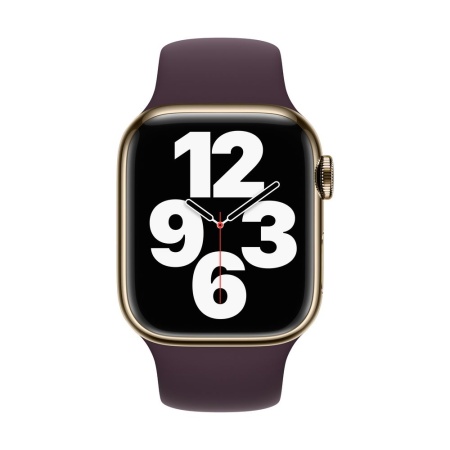 Спортивный ремешок Apple для Apple Watch 41мм, размер R. Цвет: "Тёмная вишня"