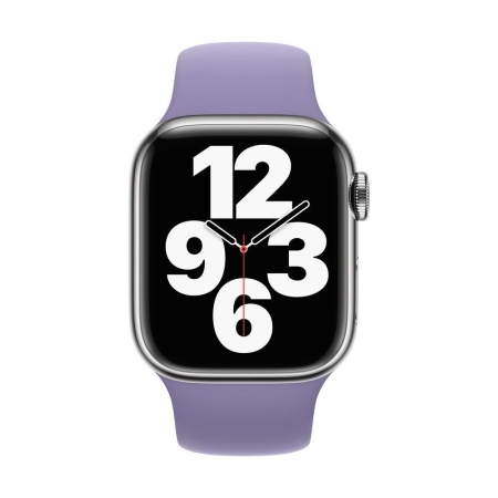 Спортивный ремешок Apple для Apple Watch 45мм, размер R. Цвет: "Английская лаванда"