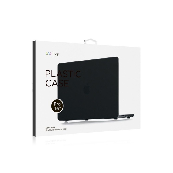 Накладка vlp Plastic case для MacBook Pro 16" 2021. Цвет: чёрный