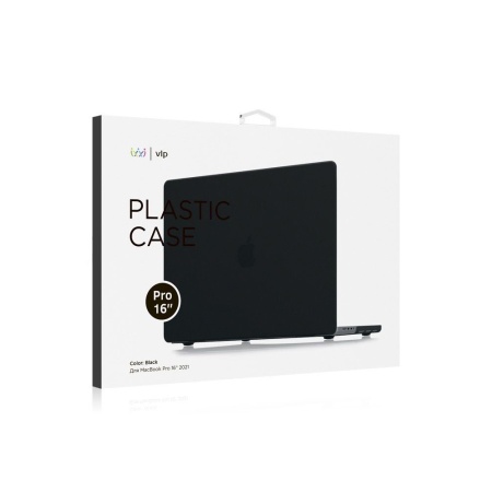 Накладка vlp Plastic case для MacBook Pro 16" 2021. Цвет: чёрный