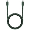 Кабель EnergEA NyloFlex USB-C - Lightning MFI 1.5м. Цвет: зелёный